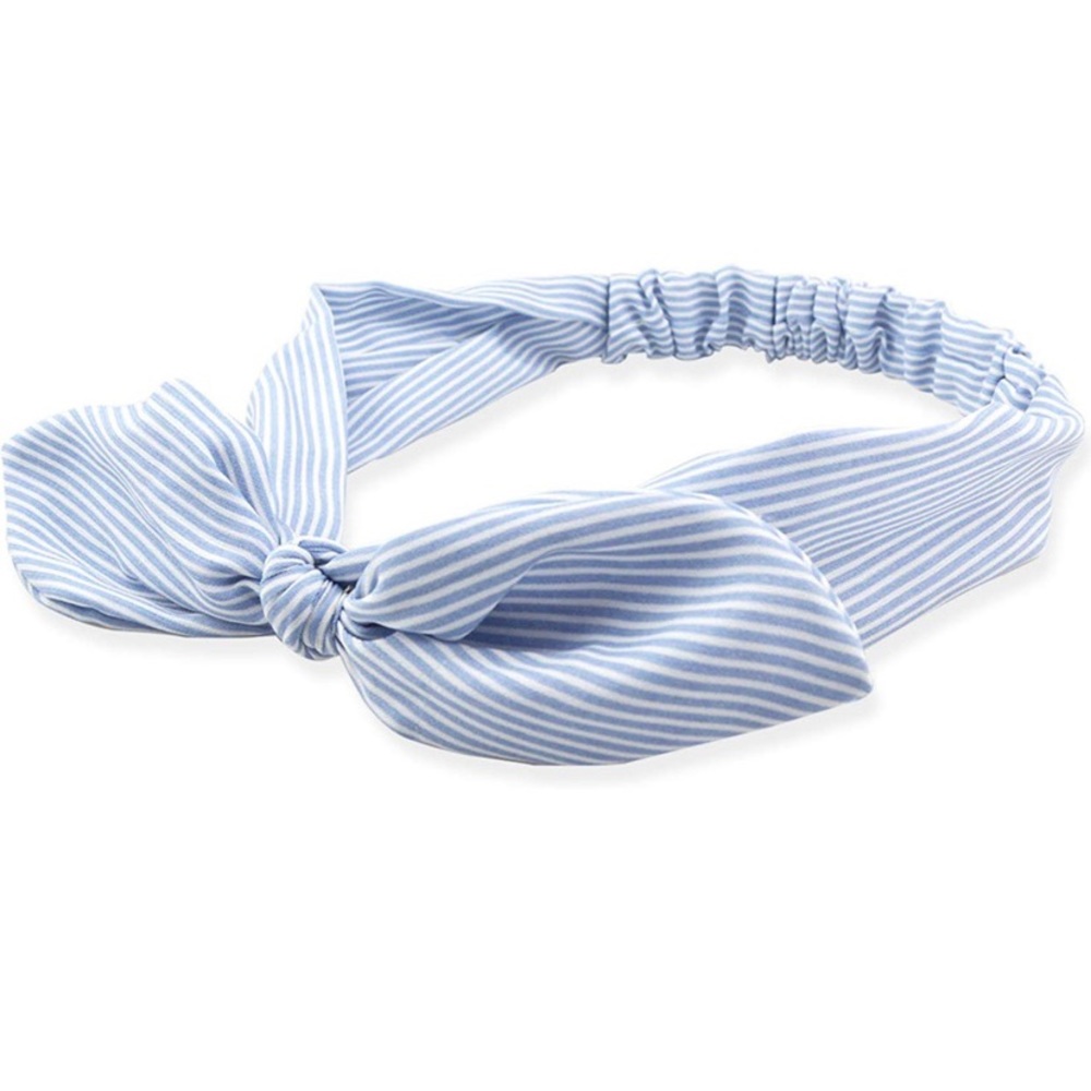 Stripped rabbit ear headband